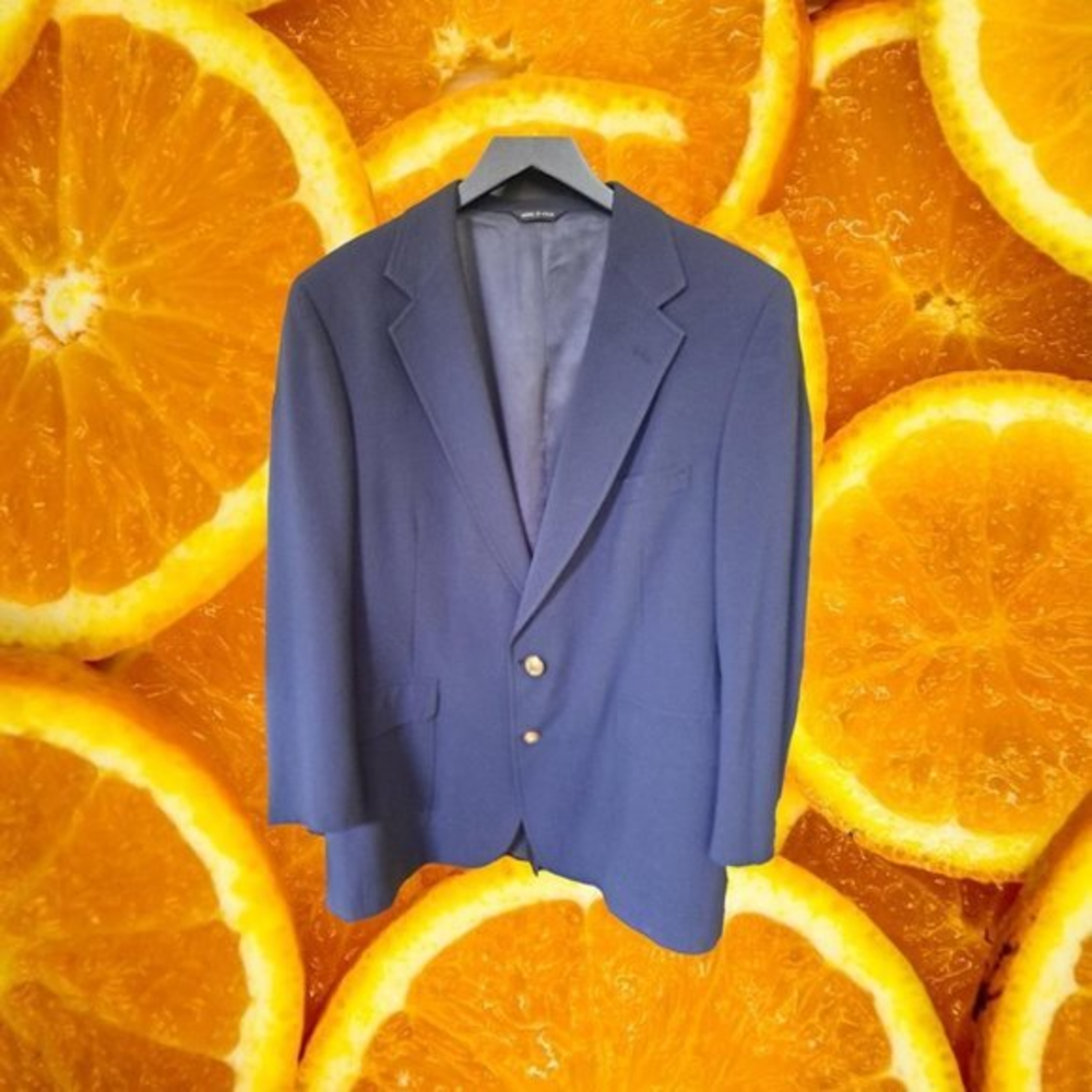 POLO‎ University Club Blue Suit Jacket Made in the USA Size